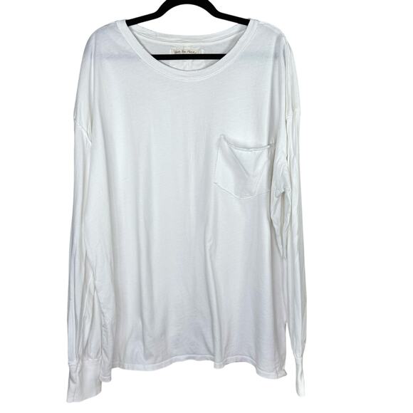 We The Free White Fade Into You Tee Long Sleeve Tee Shirt XL NWOT - Picture 2 of 13